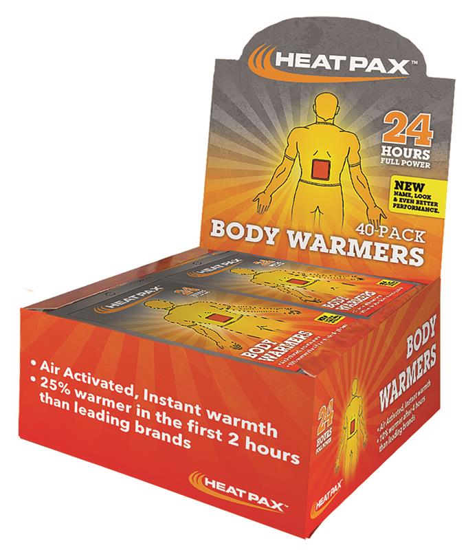 HEAT PAX BODY WARMERS 5 EACH PER PACK - Tagged Gloves